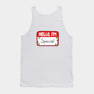 Hello I'm special Tank Top